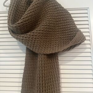 Brown Knit Scarf